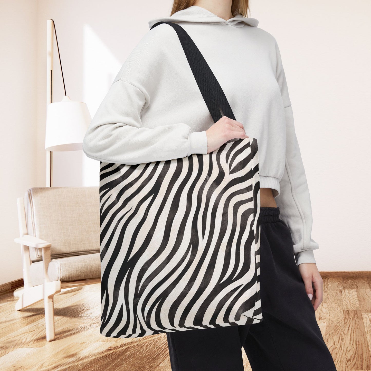 Do Not Be Deceived – inspired by Galatians 6:7" Print designer Bag – Stylish Zebra Print Travel Bag - Fashionable Eco-Friendly Carryall for Everyday Use