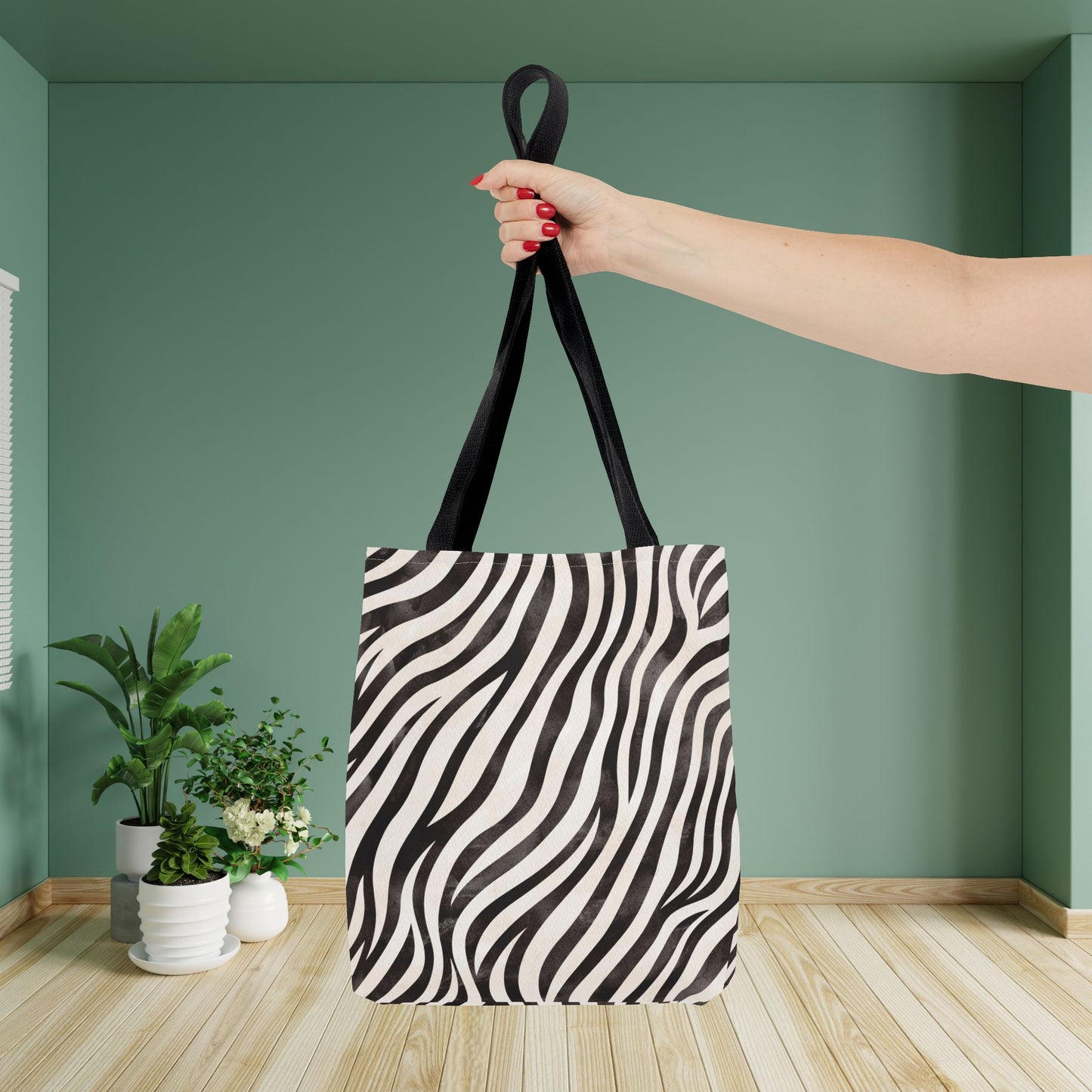 Do Not Be Deceived – inspired by Galatians 6:7" Print designer Bag – Stylish Zebra Print Travel Bag - Fashionable Eco-Friendly Carryall for Everyday Use