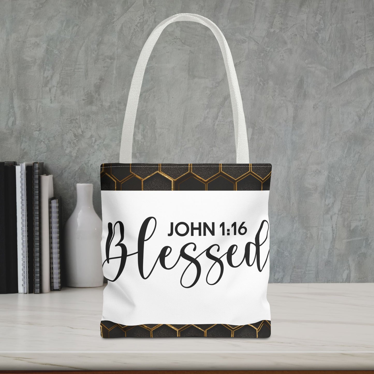 Blessed Designer Travel Bag – John 3::16 | Faith-Filled Style for Everyday Living Double and gift giving (Double sided design)