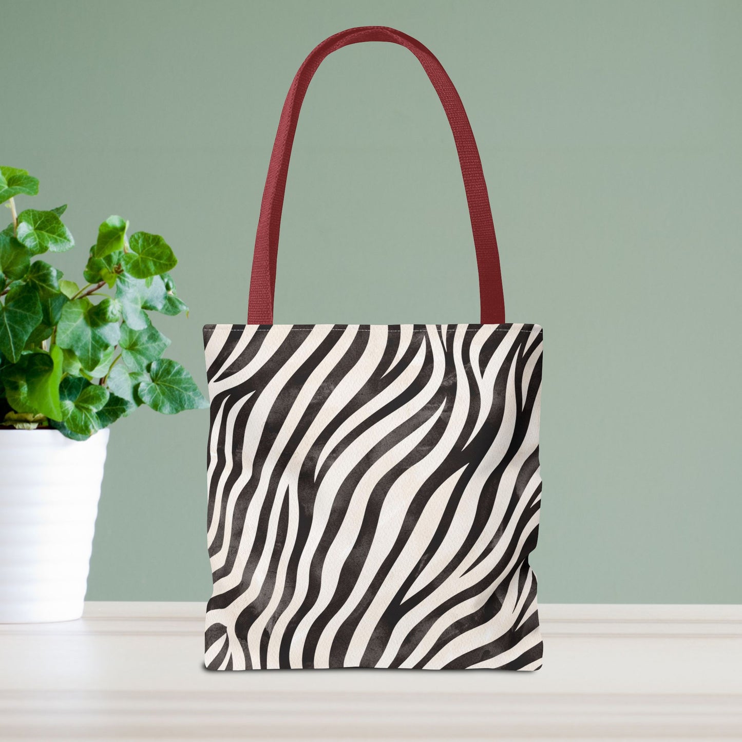 Do Not Be Deceived – inspired by Galatians 6:7" Print designer Bag – Stylish Zebra Print Travel Bag - Fashionable Eco-Friendly Carryall for Everyday Use