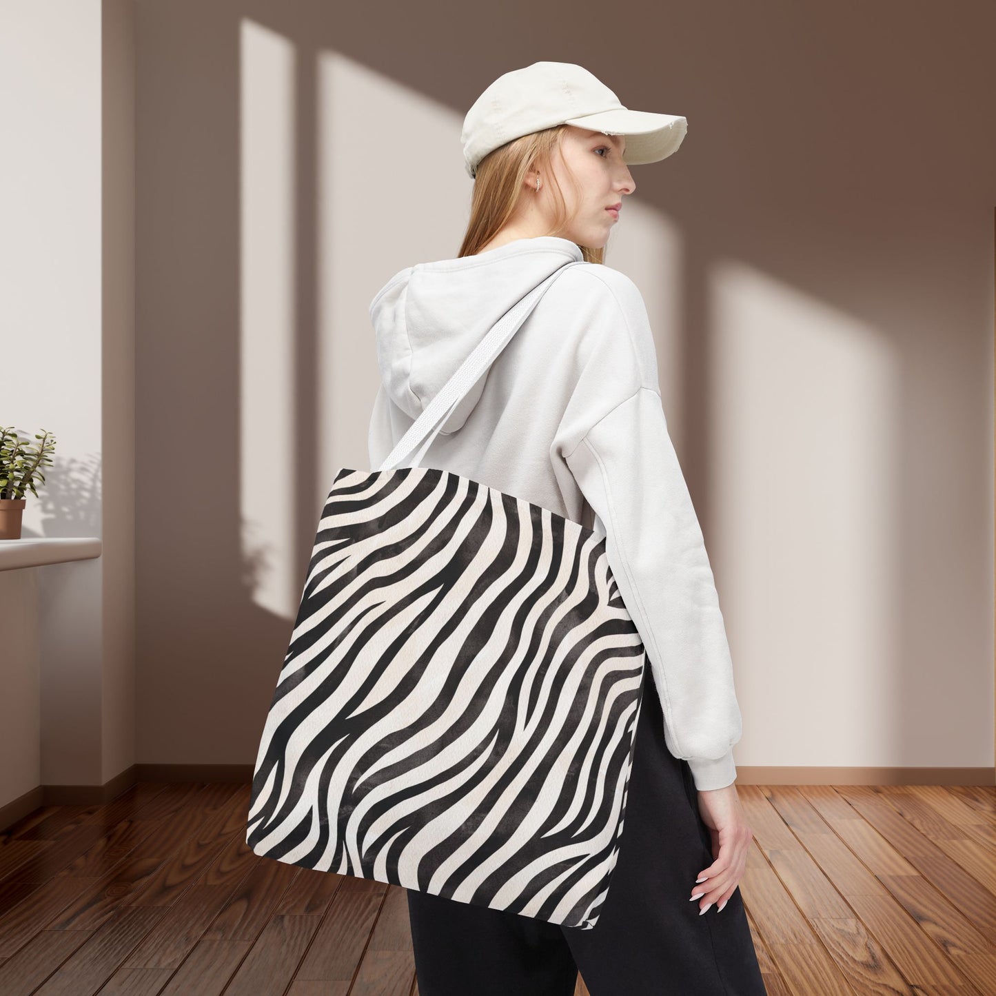 Do Not Be Deceived – inspired by Galatians 6:7" Print designer Bag – Stylish Zebra Print Travel Bag - Fashionable Eco-Friendly Carryall for Everyday Use