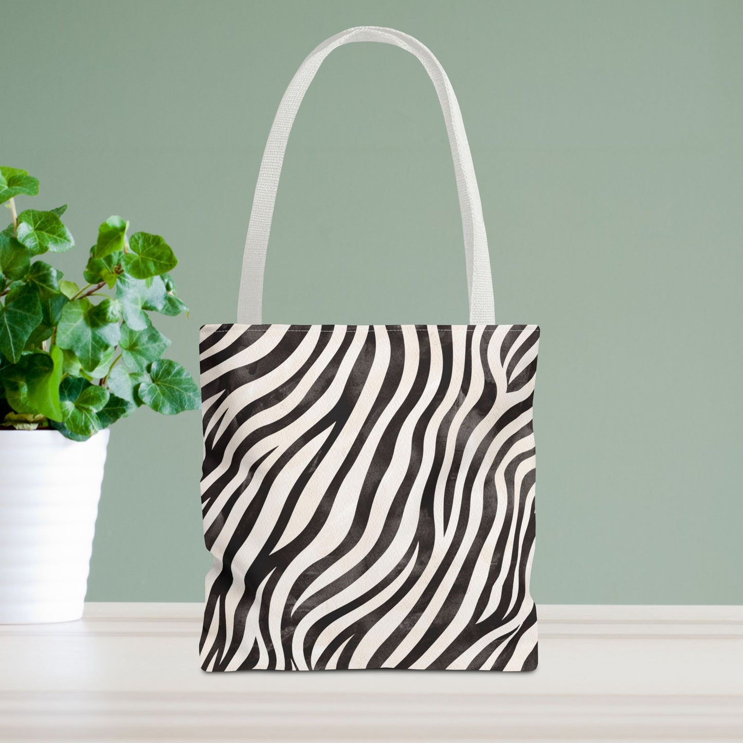 Do Not Be Deceived – inspired by Galatians 6:7" Print designer Bag – Stylish Zebra Print Travel Bag - Fashionable Eco-Friendly Carryall for Everyday Use