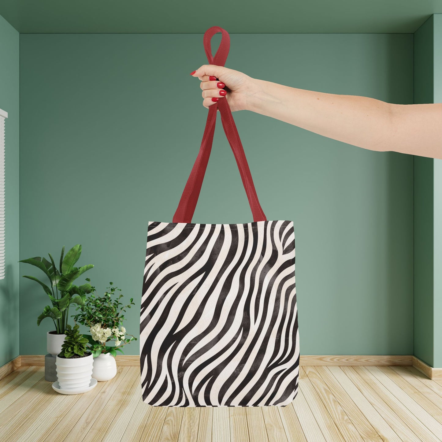 Do Not Be Deceived – inspired by Galatians 6:7" Print designer Bag – Stylish Zebra Print Travel Bag - Fashionable Eco-Friendly Carryall for Everyday Use