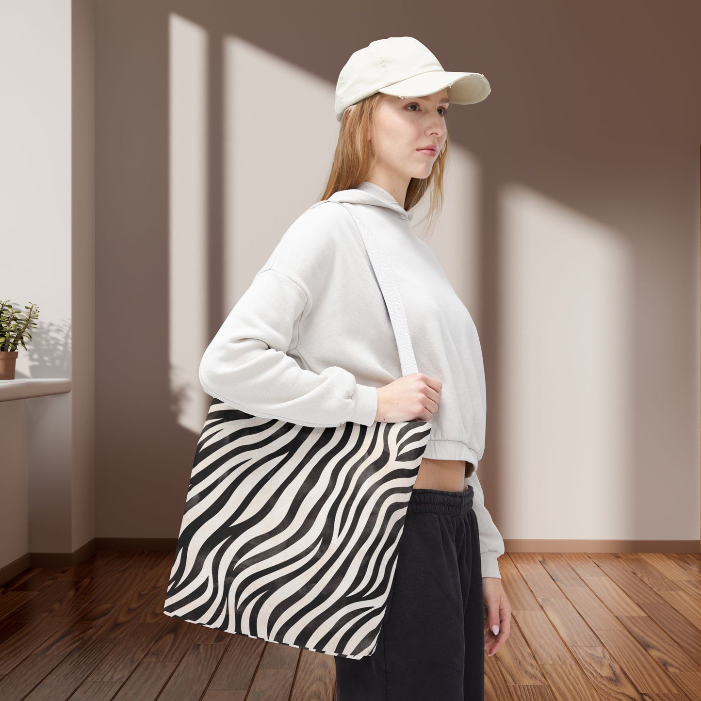 Do Not Be Deceived – inspired by Galatians 6:7" Print designer Bag – Stylish Zebra Print Travel Bag - Fashionable Eco-Friendly Carryall for Everyday Use