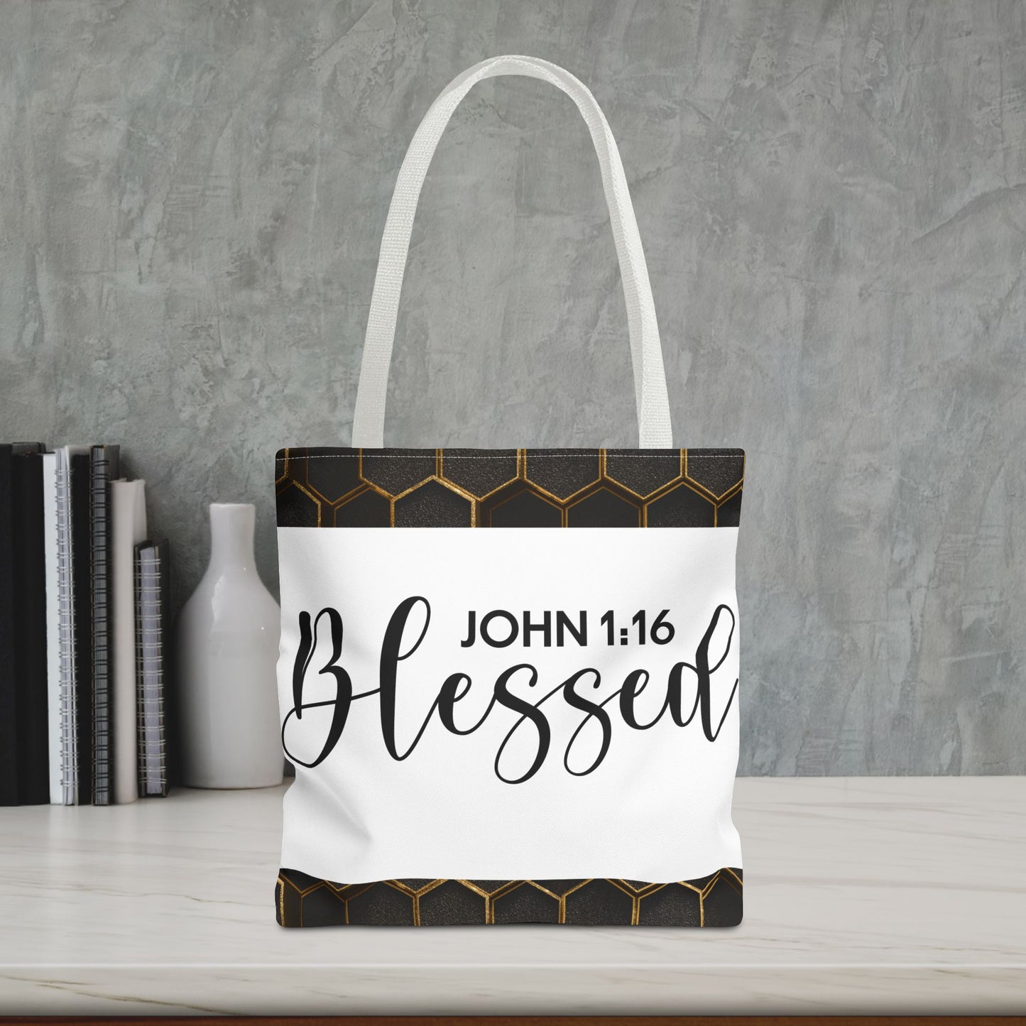 Blessed Designer Travel Bag – John 3::16 | Faith-Filled Style for Everyday Living Double and gift giving (Double sided design)