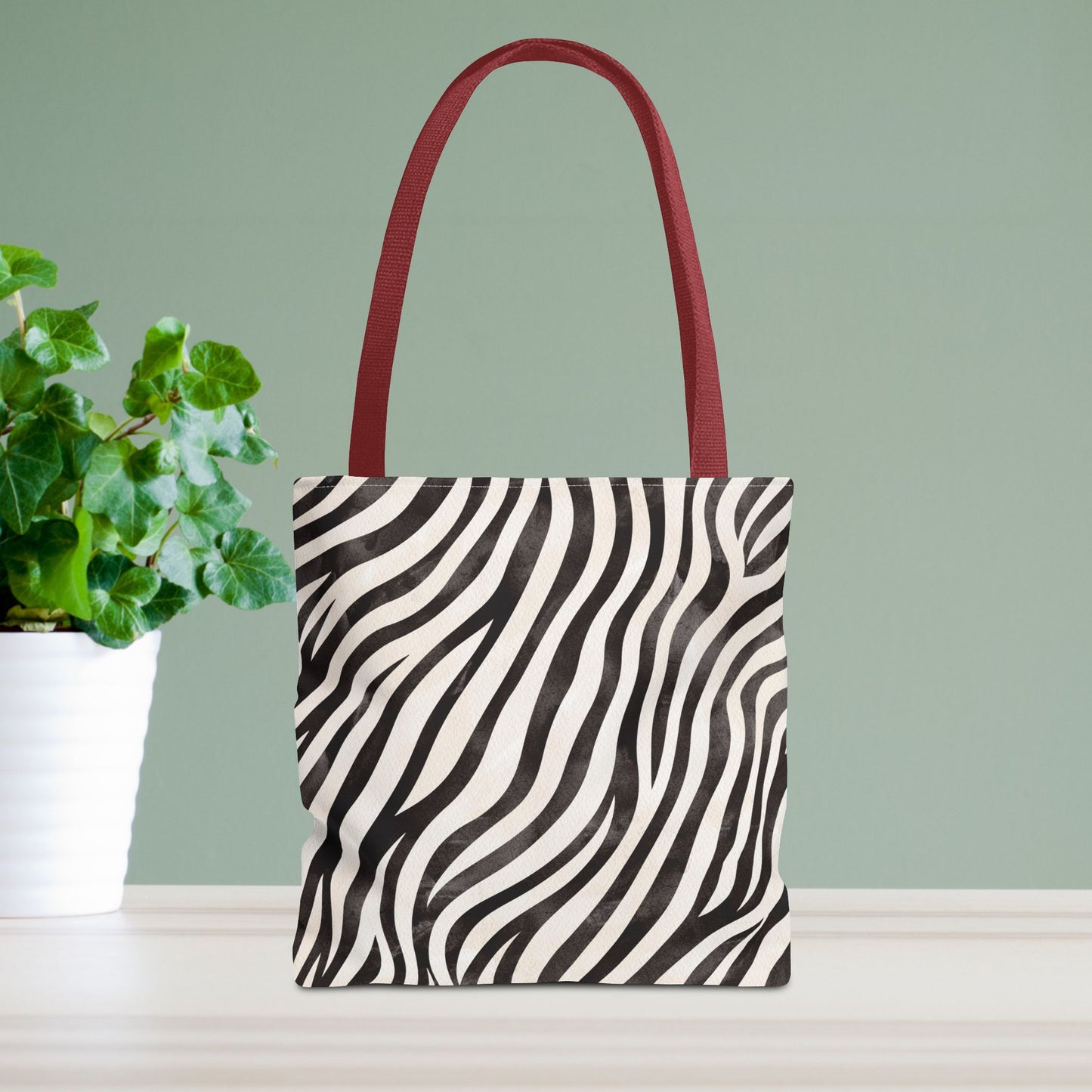 Do Not Be Deceived – inspired by Galatians 6:7" Print designer Bag – Stylish Zebra Print Travel Bag - Fashionable Eco-Friendly Carryall for Everyday Use