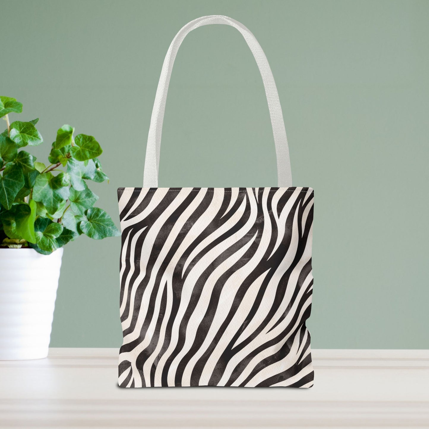 Do Not Be Deceived – inspired by Galatians 6:7" Print designer Bag – Stylish Zebra Print Travel Bag - Fashionable Eco-Friendly Carryall for Everyday Use