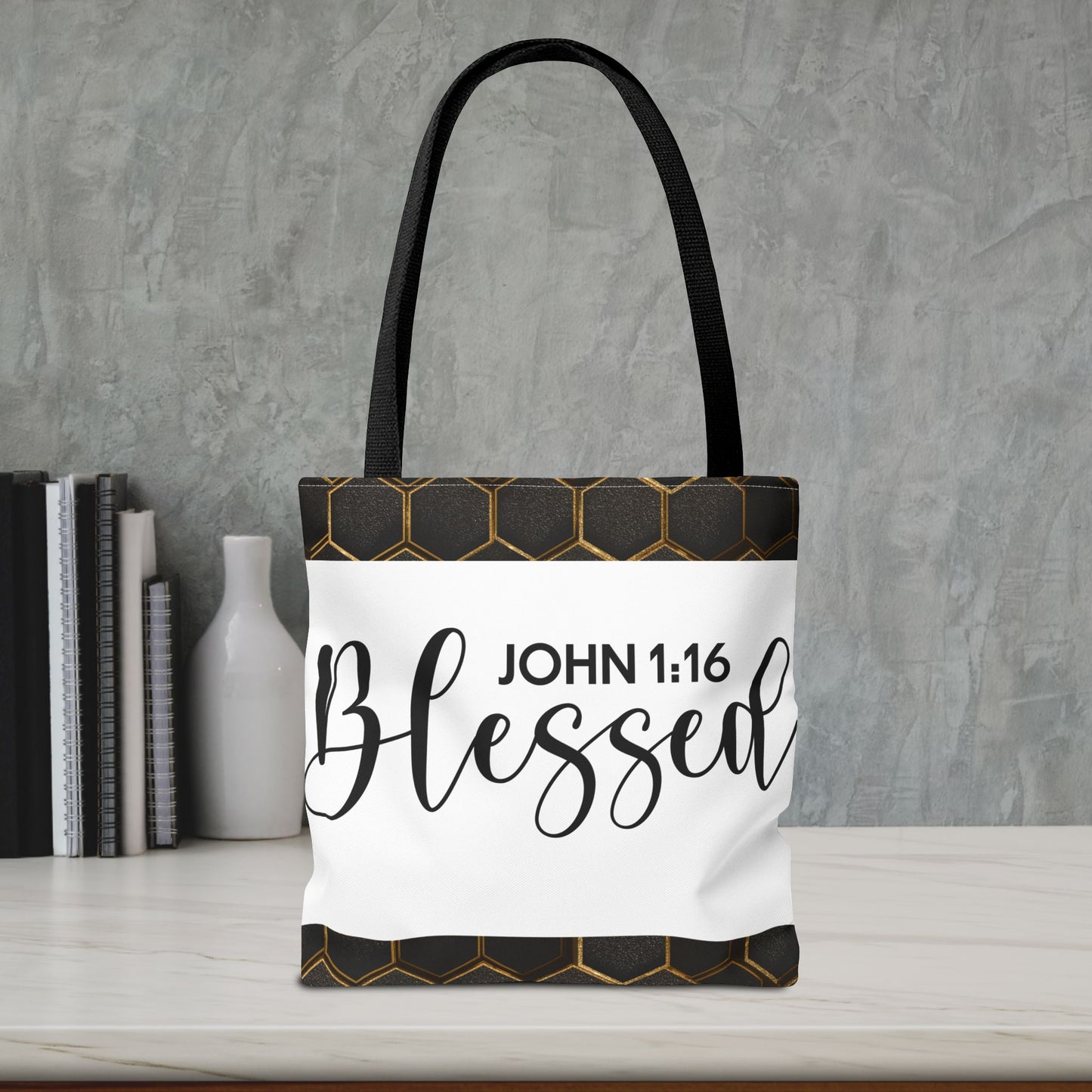 Blessed Designer Travel Bag – John 3::16 | Faith-Filled Style for Everyday Living Double and gift giving (Double sided design)